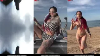 Göksel Dalgalar Kumsalda Çekici Aracın İçinde Çıplak Görüntüler