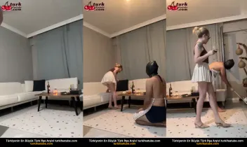 Hatun Merve Evi Temizlemeyi Kölesine Yaptırdı